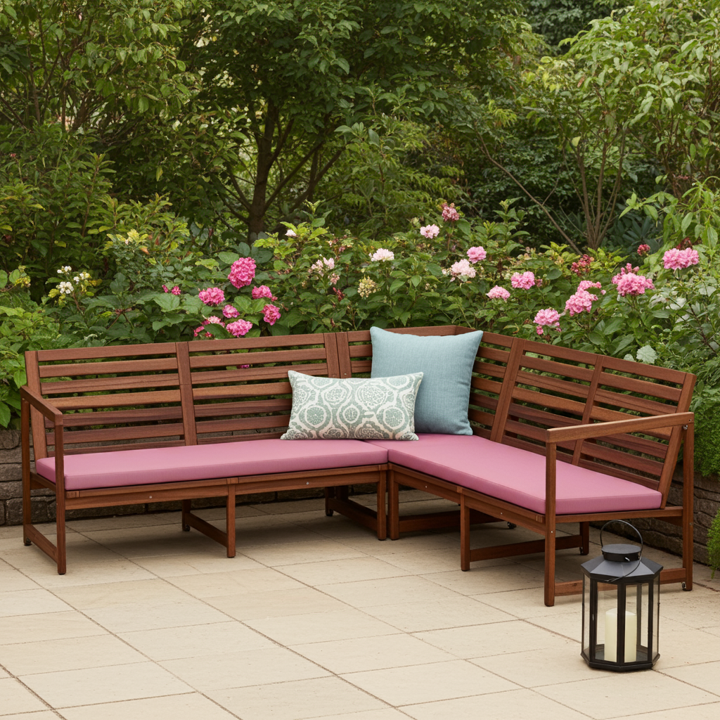 Outdoor Eckbank Polster 2-teilig