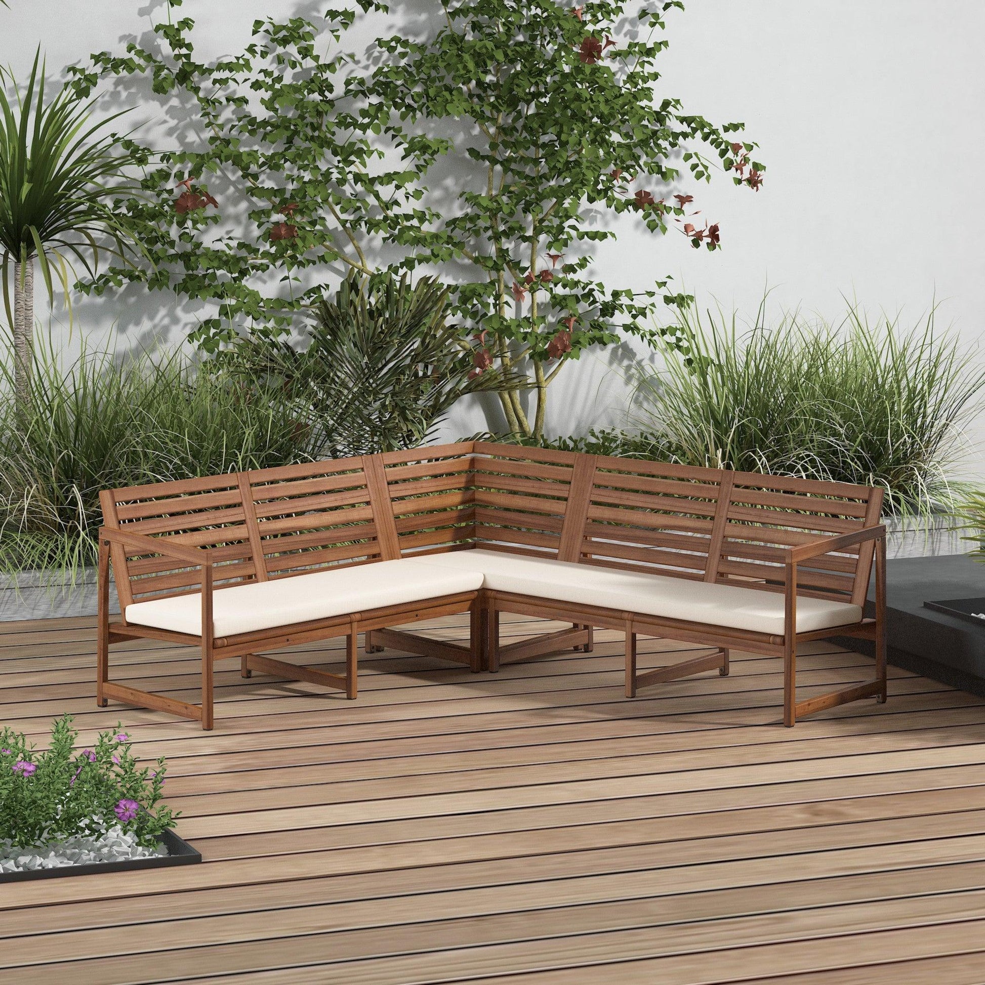 2-delig - Hoekbankkussen - Outdoor