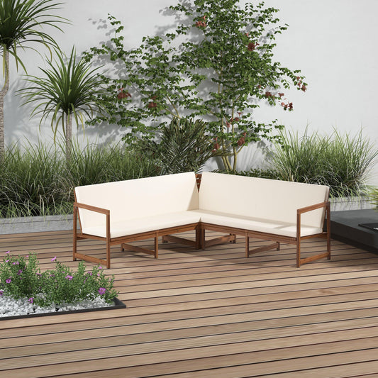 2-delig - Hoekbankkussen met rugleuning - Outdoor