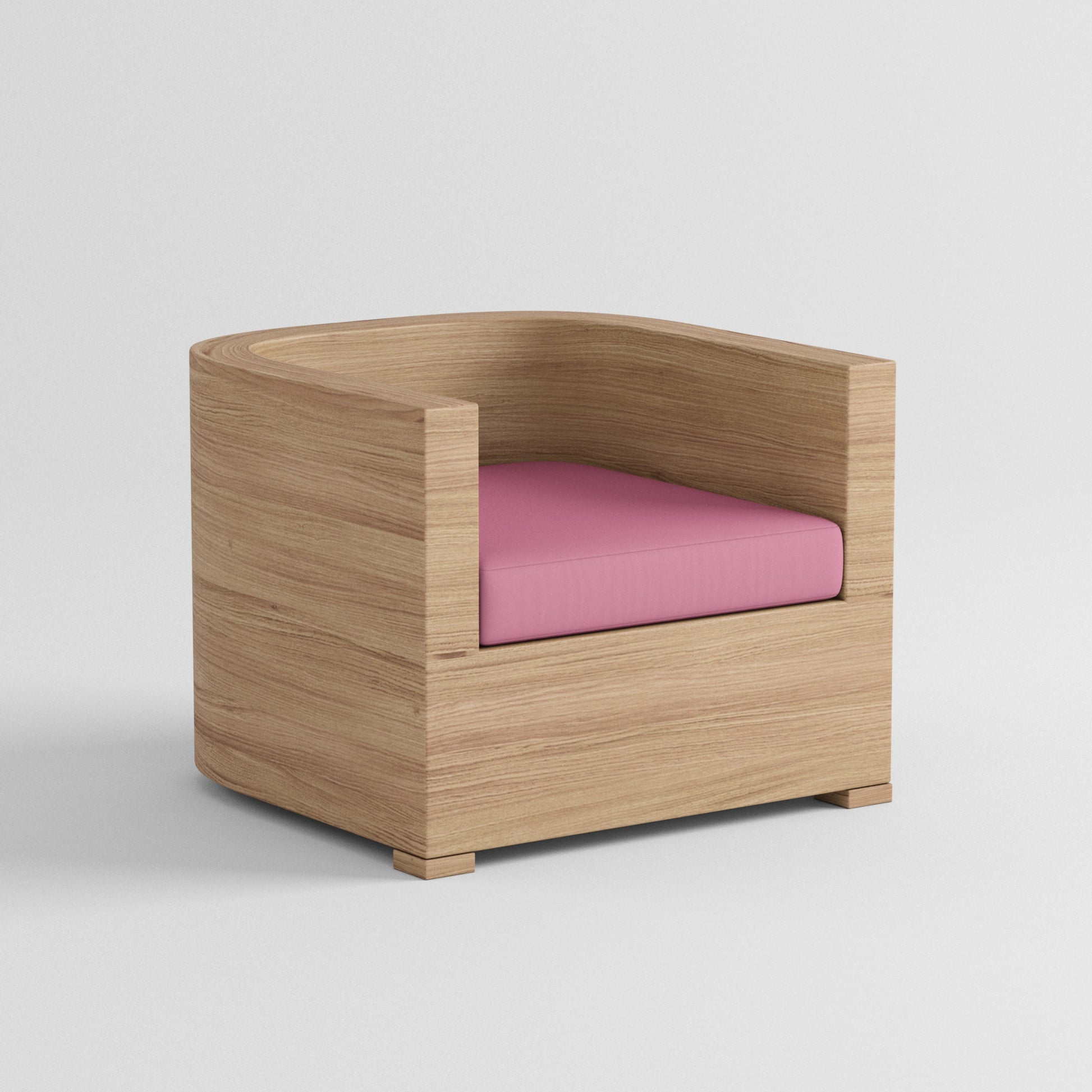 Halfrond lounge zitkussen