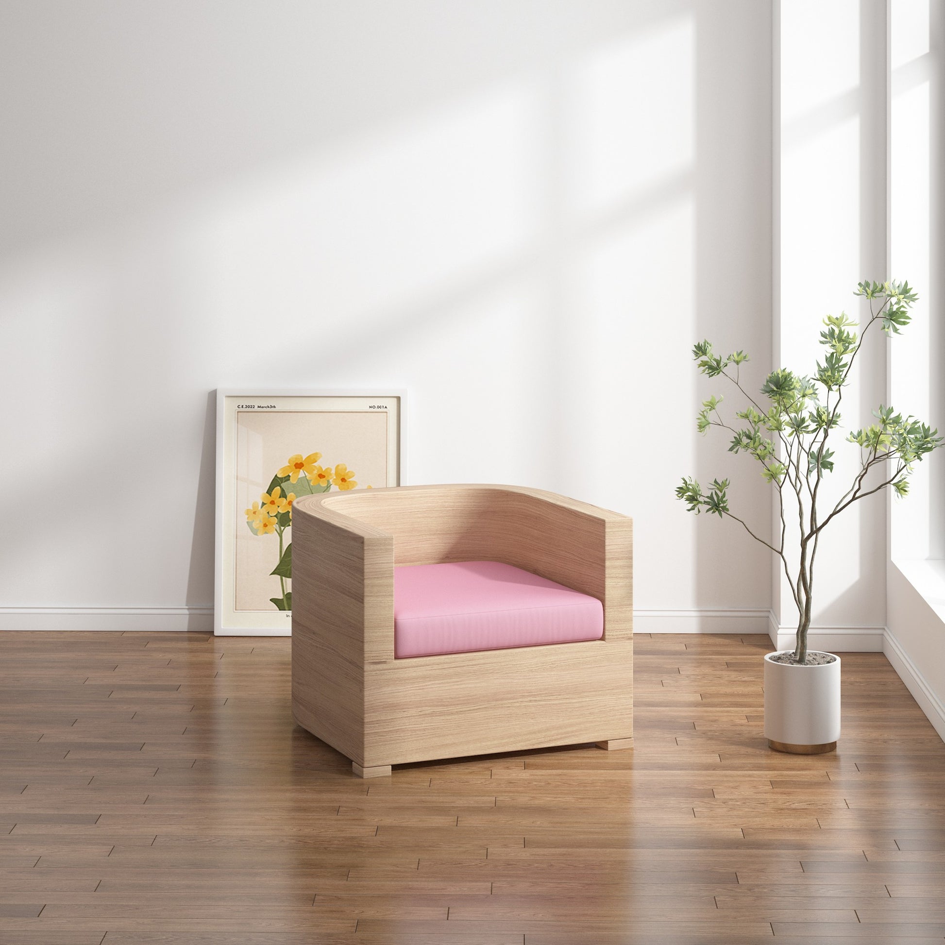 Halfrond lounge zitkussen - indoor