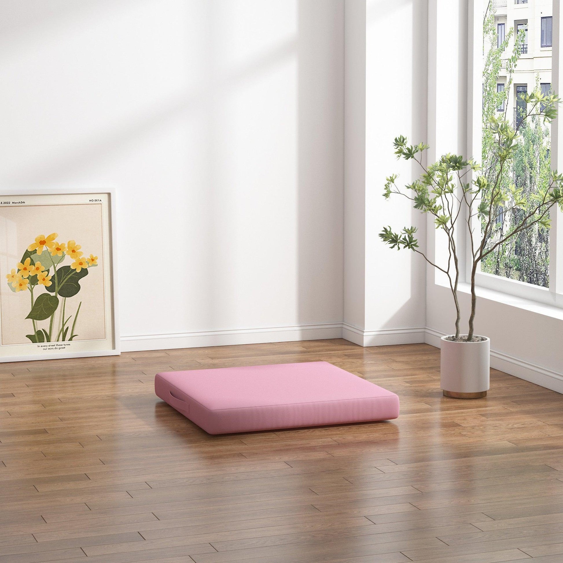 Binnen vloerkussens en vloerzitkussens