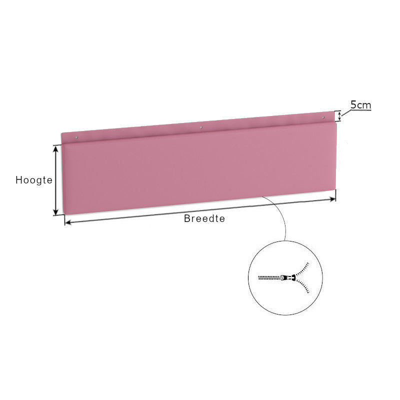 Afmetingen wandkussen