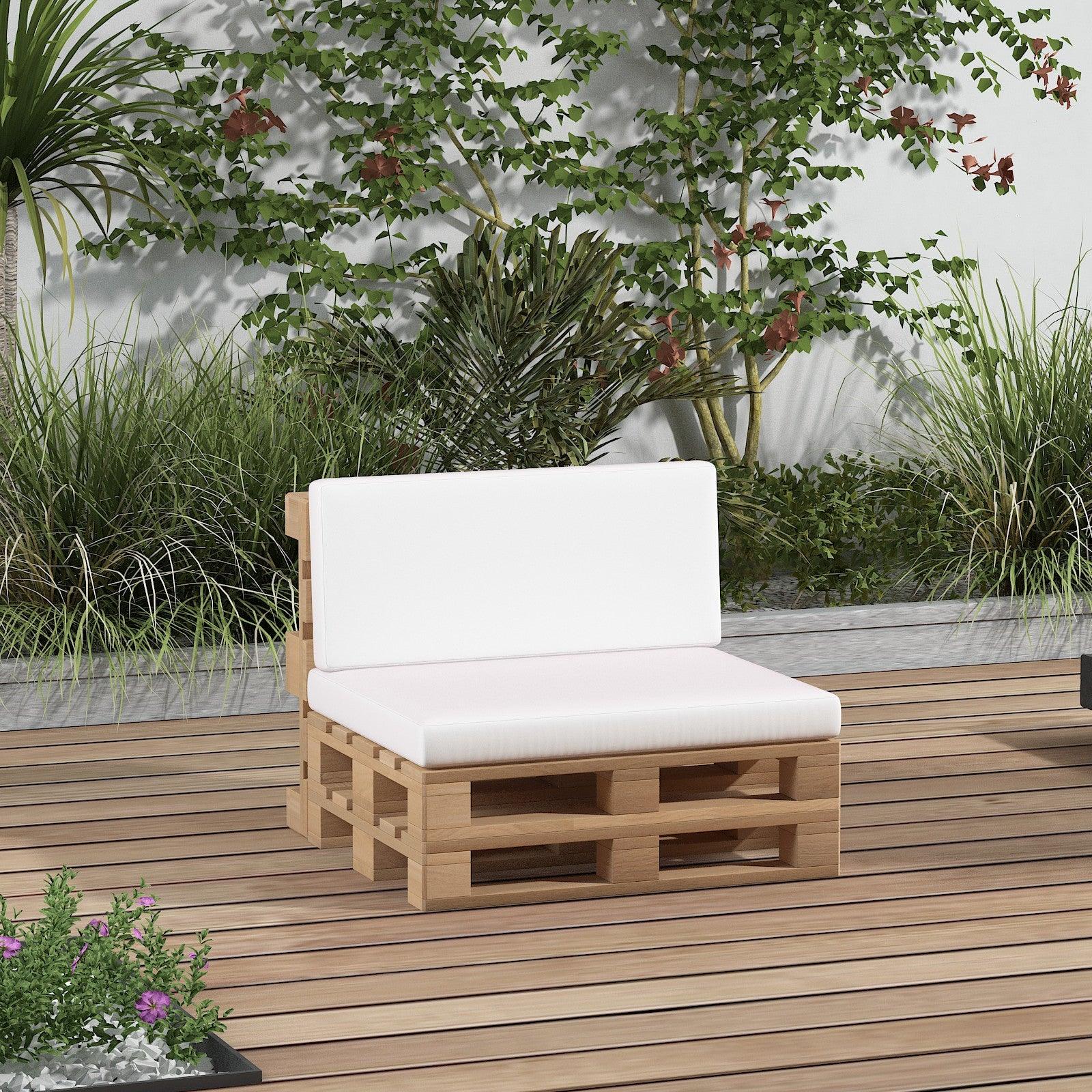 Outdoor paletkussen met rugleuning