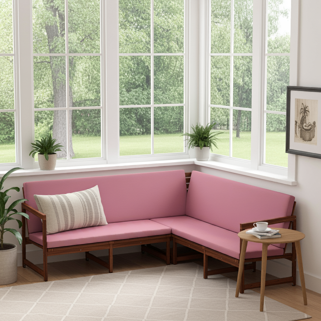 2-teilig - Eckbank Polster mit Rückenlehne