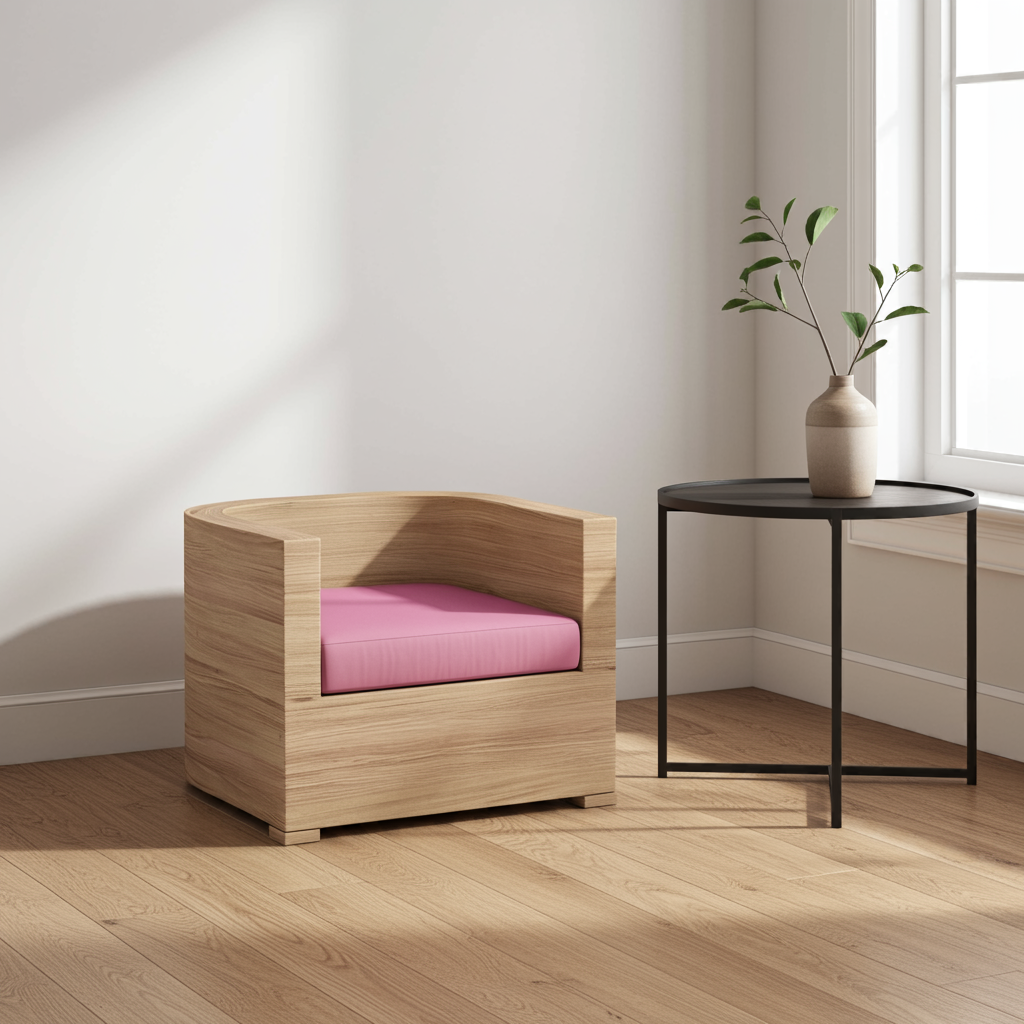 Halbrundes Lounge Sitzkissen nach mass