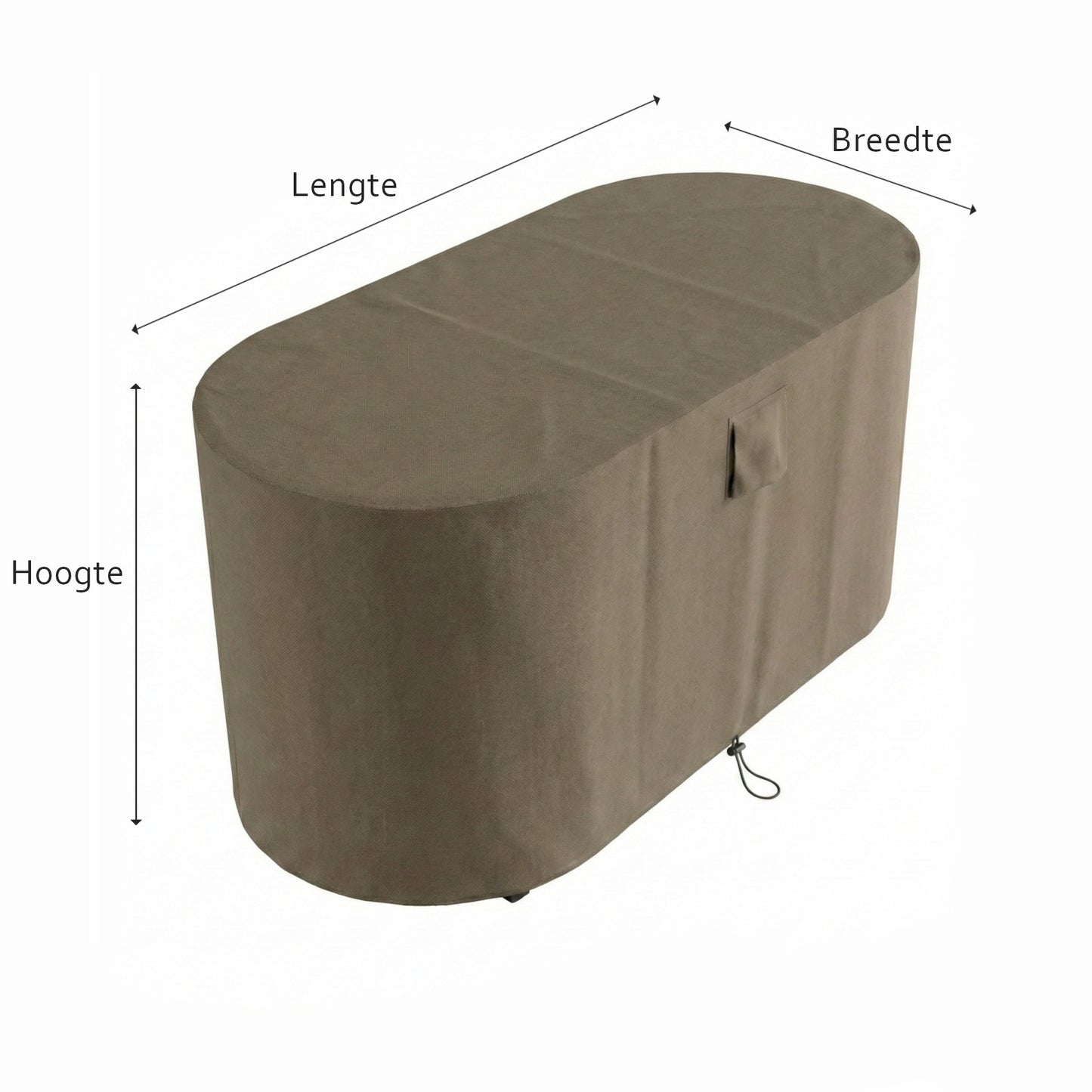 Ovale Tuintafelhoes op Maat