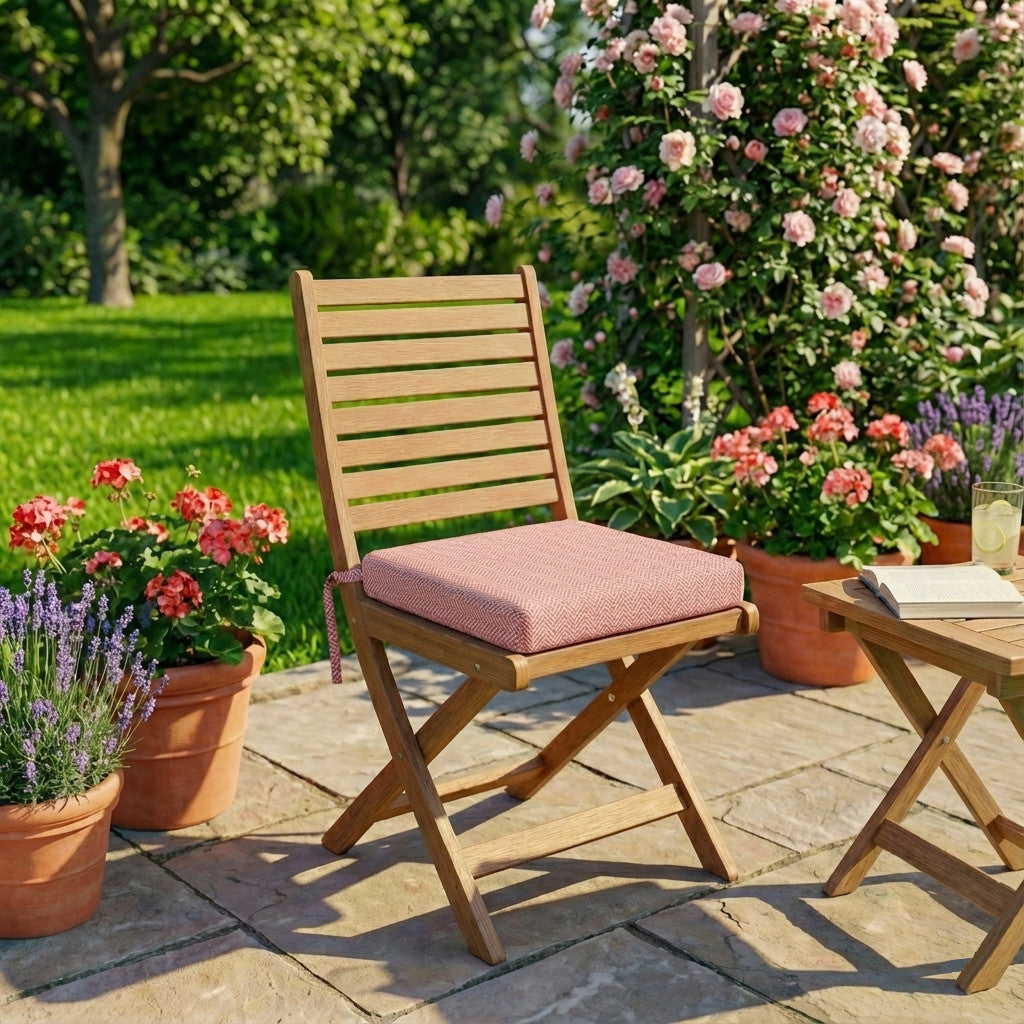 Garten Sitzkissen Outdoor mit Befestigungsbänder